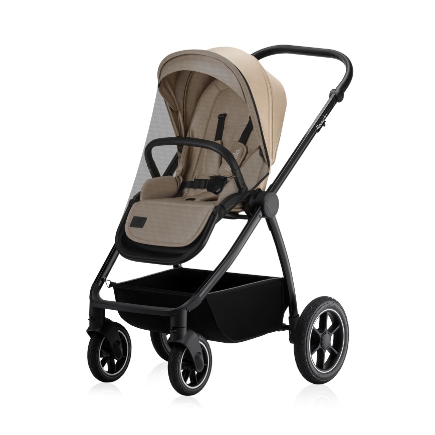 Lionelo - Poussette combinée 2-en-1 MERIL Beige Sable