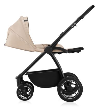 Lionelo - Poussette combinée 2-en-1 MERIL Beige Sable