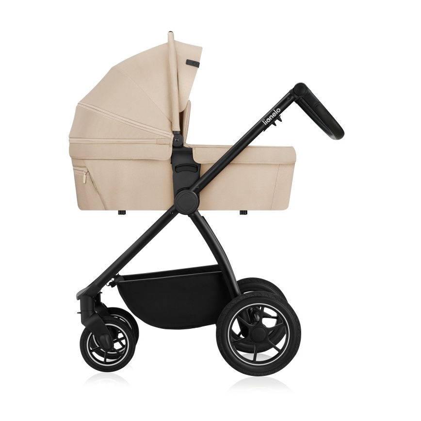 Lionelo - Poussette combinée 2-en-1 MERIL Beige Sable