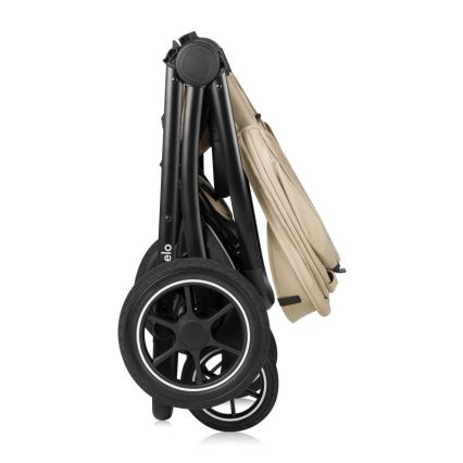 Lionelo - Poussette combinée 2-en-1 MERIL Beige Sable