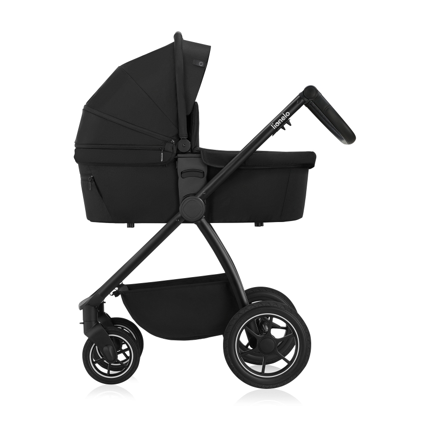Lionelo - Poussette combinée 2 en 1 MERIL Noir Onyx
