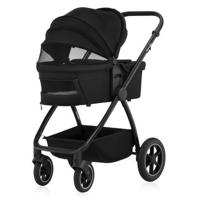 Lionelo - Poussette combinée 2 en 1 MERIL Noir Onyx