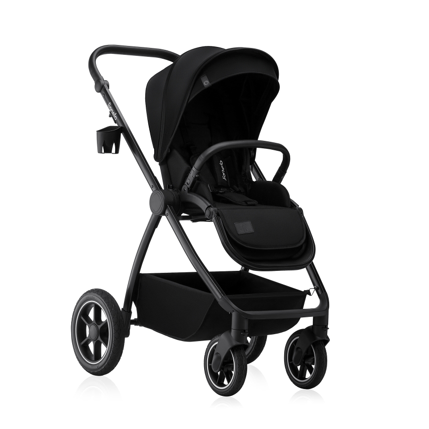 Lionelo - Poussette combinée 2 en 1 MERIL Noir Onyx