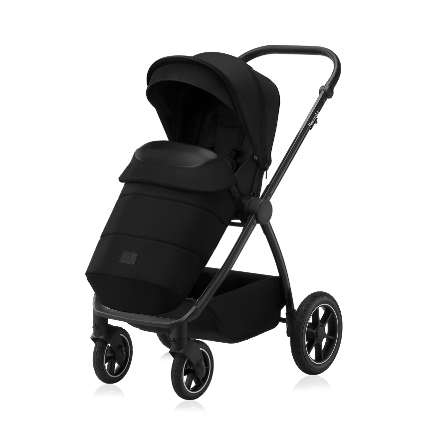 Lionelo - Poussette combinée 2 en 1 MERIL Noir Onyx