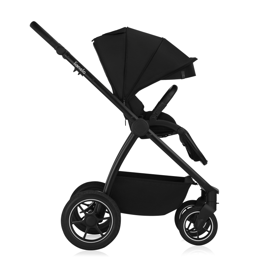 Lionelo - Poussette combinée 2 en 1 MERIL Noir Onyx