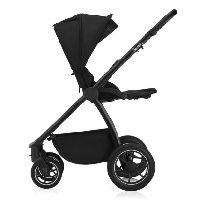 Lionelo - Poussette combinée 2 en 1 MERIL Noir Onyx