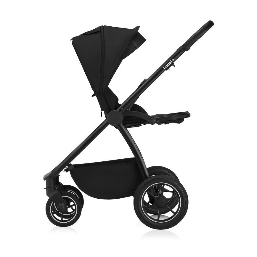 Lionelo - Poussette combinée 2 en 1 MERIL Noir Onyx
