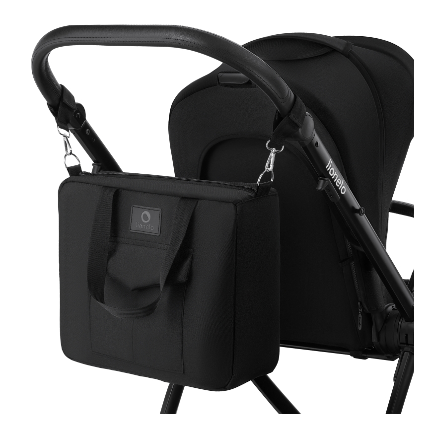 Lionelo - Poussette combinée 2 en 1 MERIL Noir Onyx