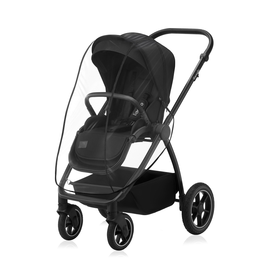 Lionelo - Poussette combinée 2-en-1 MERIL Onyx noir