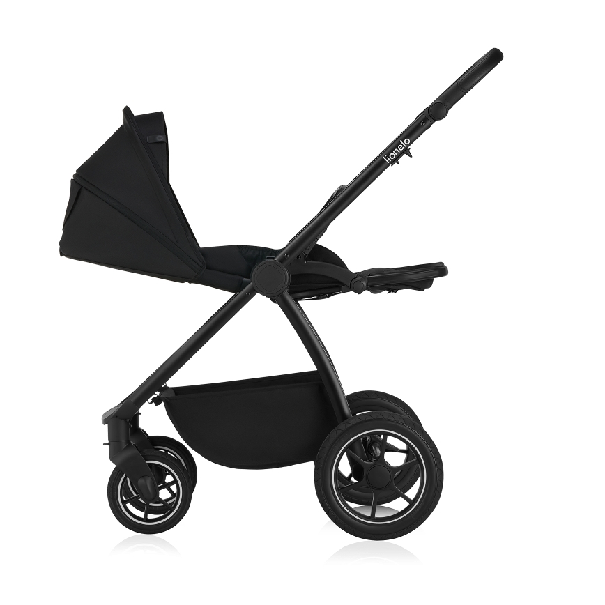 Lionelo - Poussette combinée 2-en-1 MERIL Onyx noir