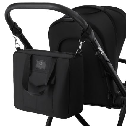Lionelo - Poussette combinée 2-en-1 MERIL Onyx noir