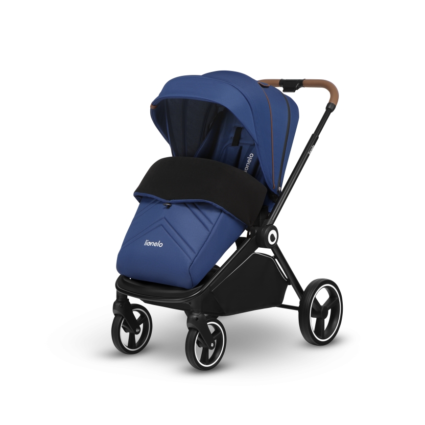 Lionelo - Poussette combinée 2-en-1 MIKA Blue Navy