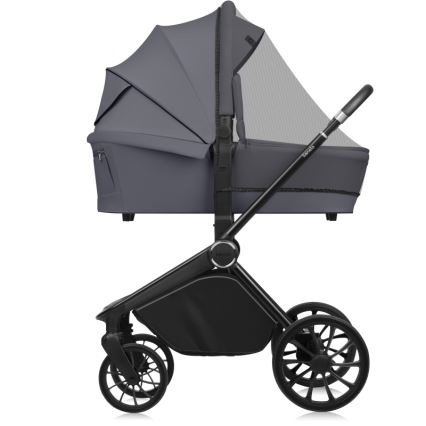 Lionelo - Poussette combinée 2-en-1 MIKA PLUS Gris pierre
