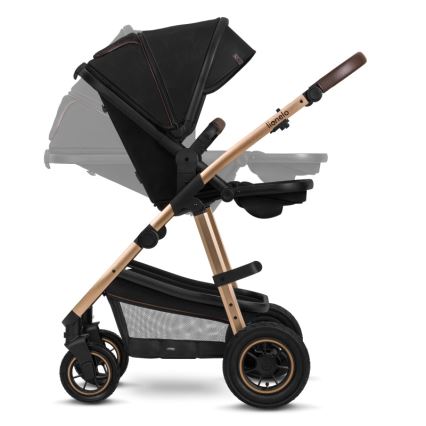 Lionelo - Poussette combinée 3-en-1 AMBER Black Onyx