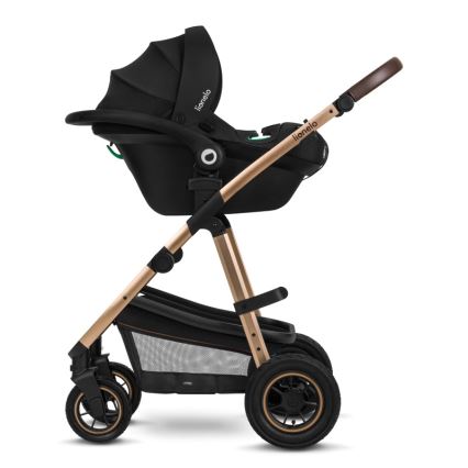 Lionelo - Poussette combinée 3-en-1 AMBER Black Onyx
