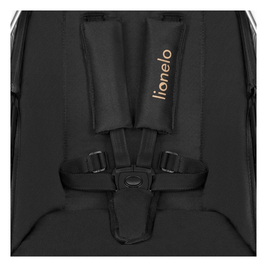 Lionelo - Poussette combinée 3-en-1 AMBER Black Onyx