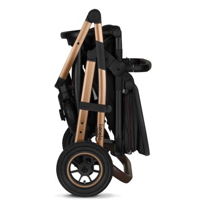 Lionelo - Poussette combinée 3-en-1 AMBER Black Onyx