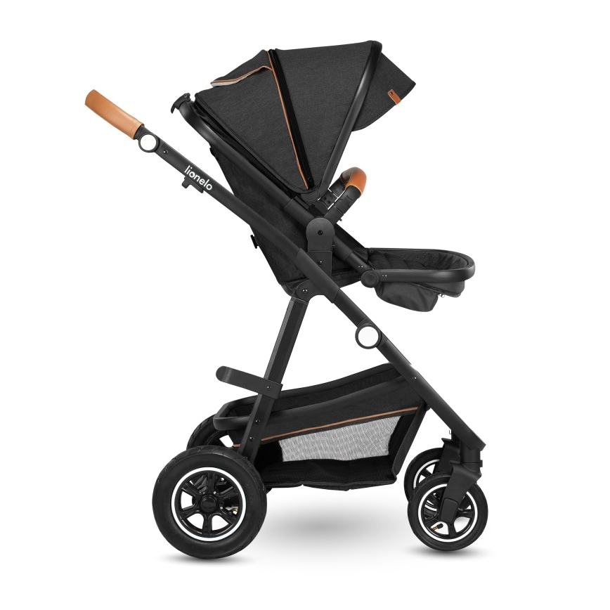 Lionelo - Poussette combinée 3 en 1 AMBER Gris Graphite