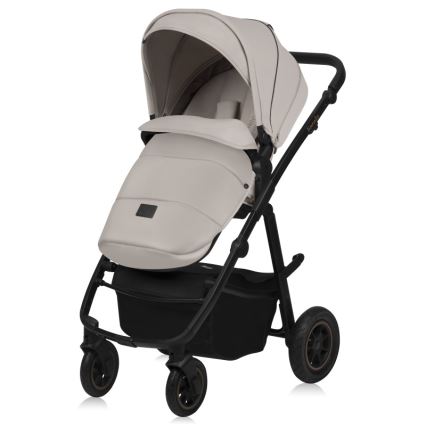 Lionelo - Poussette combinée 3 en 1 AMBER PLUS Beige sable