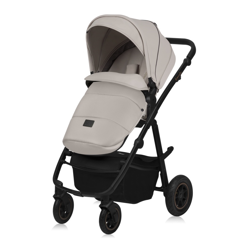 Lionelo - Poussette combinée 3 en 1 AMBER PLUS Beige sable