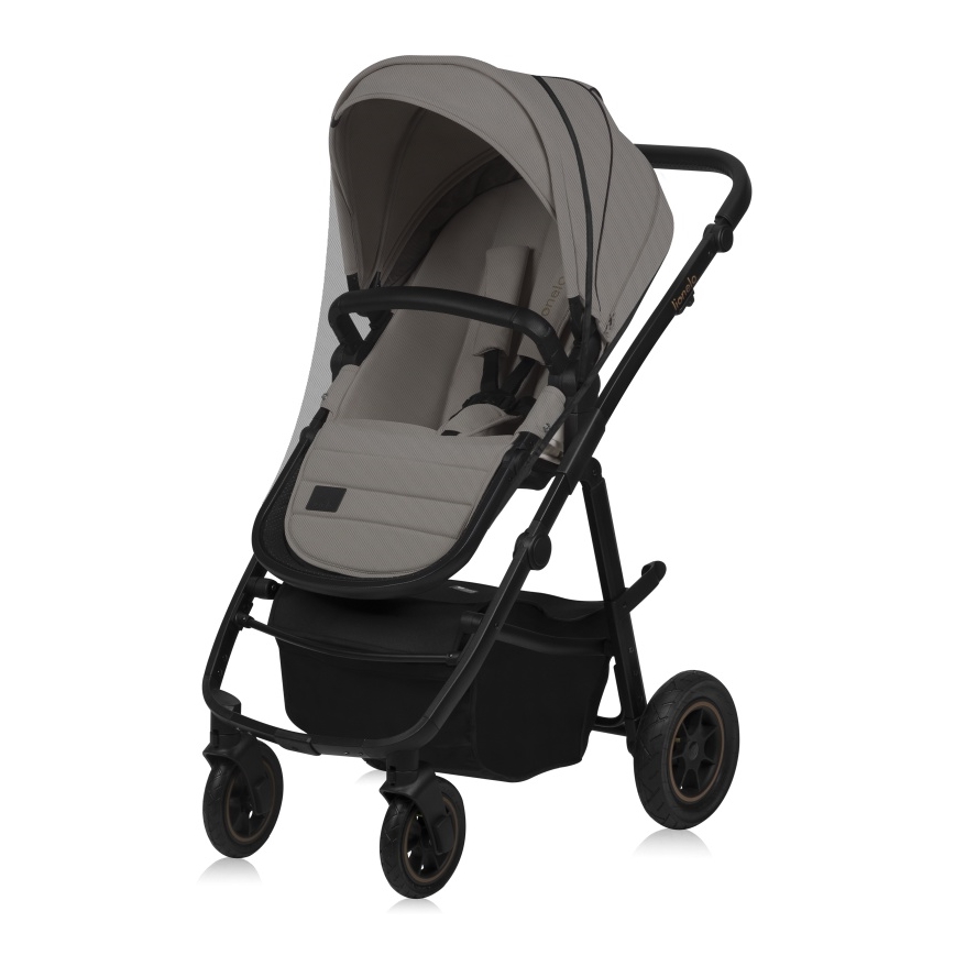 Lionelo - Poussette combinée 3 en 1 AMBER PLUS Beige sable