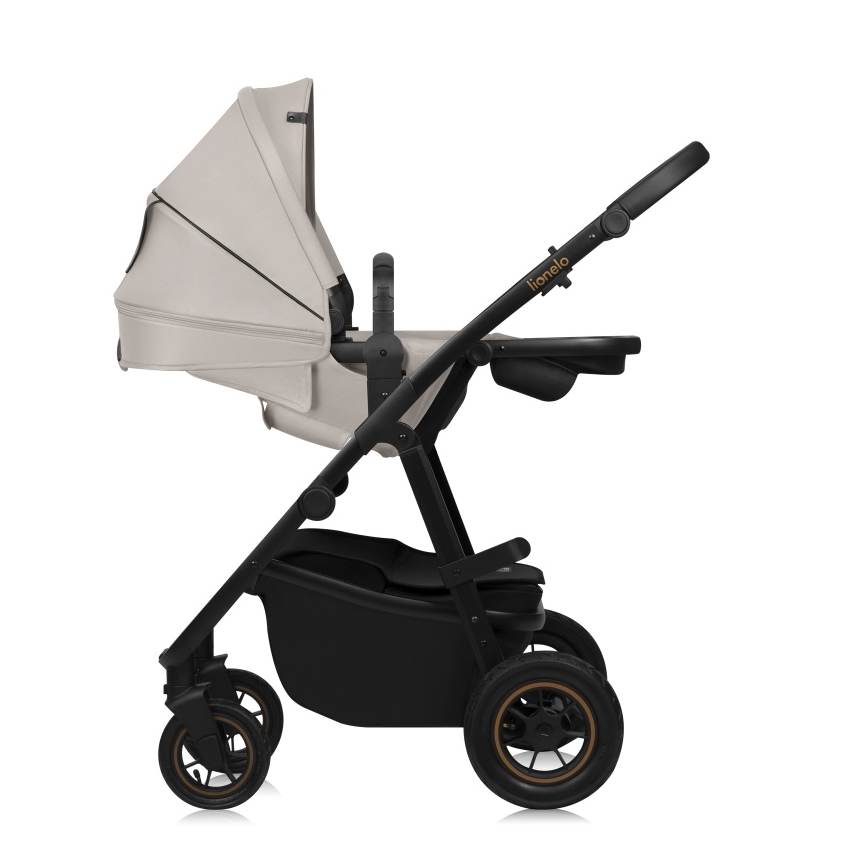 Lionelo - Poussette combinée 3 en 1 AMBER PLUS Beige sable