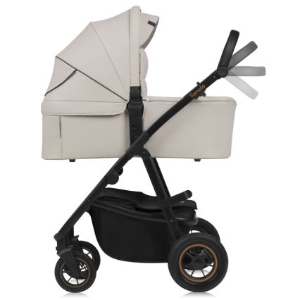 Lionelo - Poussette combinée 3 en 1 AMBER PLUS Beige sable