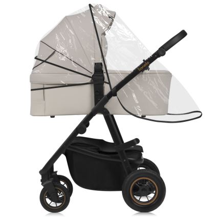 Lionelo - Poussette combinée 3 en 1 AMBER PLUS Beige sable