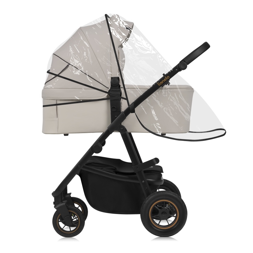 Lionelo - Poussette combinée 3 en 1 AMBER PLUS Beige sable