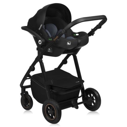 Lionelo - Poussette combinée 3 en 1 AMBER PLUS Beige sable