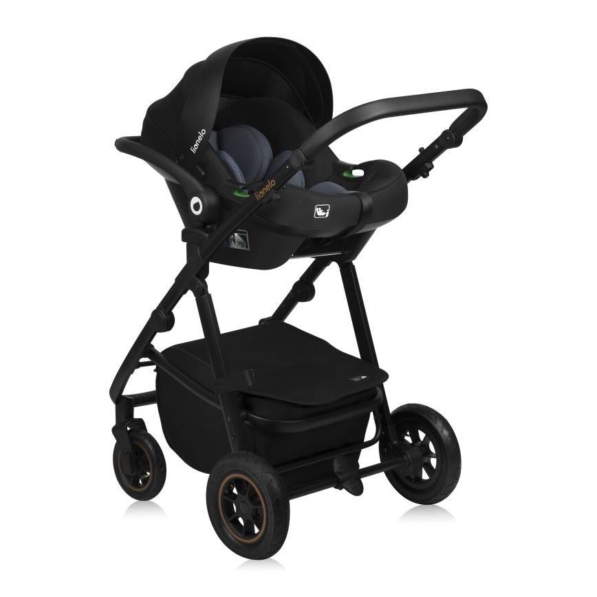 Lionelo - Poussette combinée 3 en 1 AMBER PLUS Beige sable