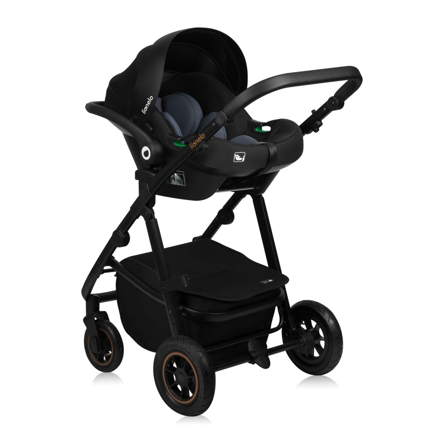 Lionelo - Poussette combinée 3-en-1 AMBER PLUS Vert forêt