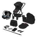 Lionelo - Poussette combinée 3 en 1 BIANKA Noir Onyx