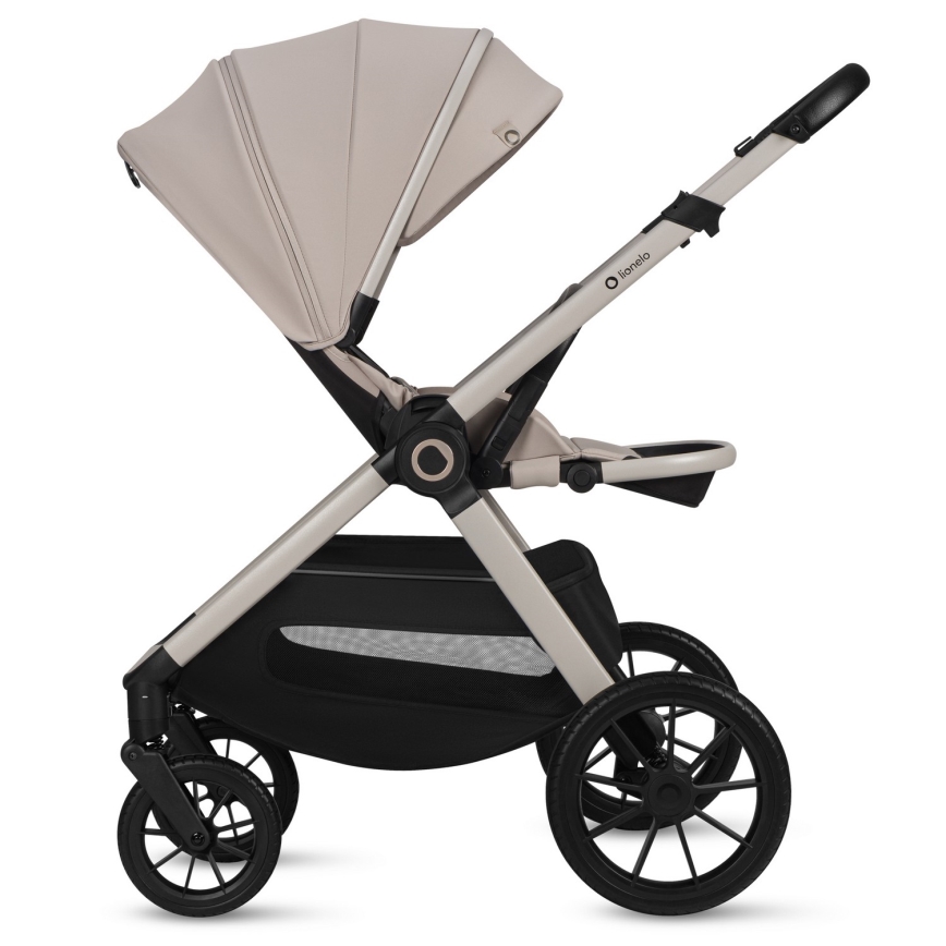 Lionelo - Poussette combinée 3-en-1 LAYLA Beige Sable