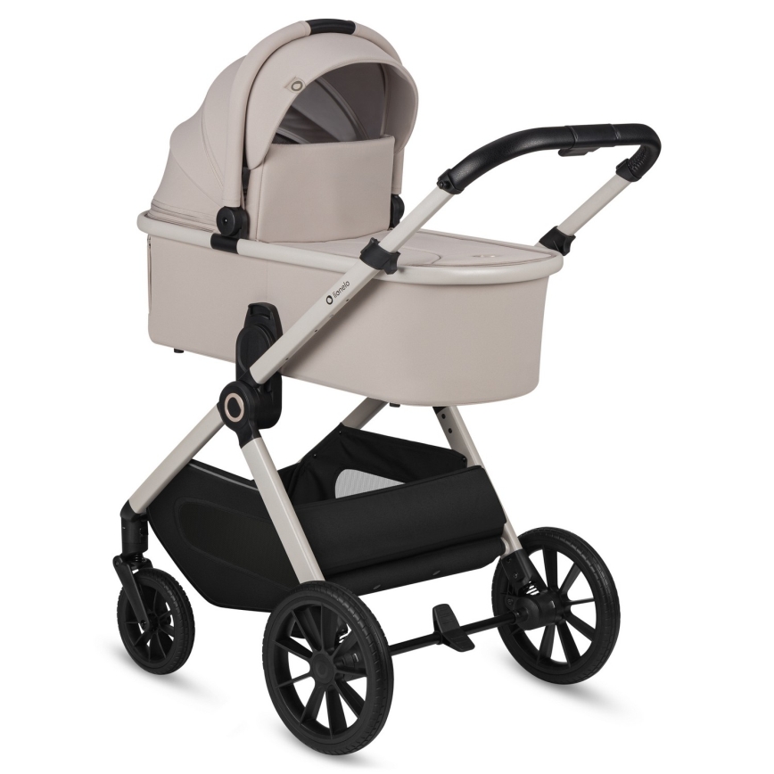 Lionelo - Poussette combinée 3-en-1 LAYLA Beige Sable