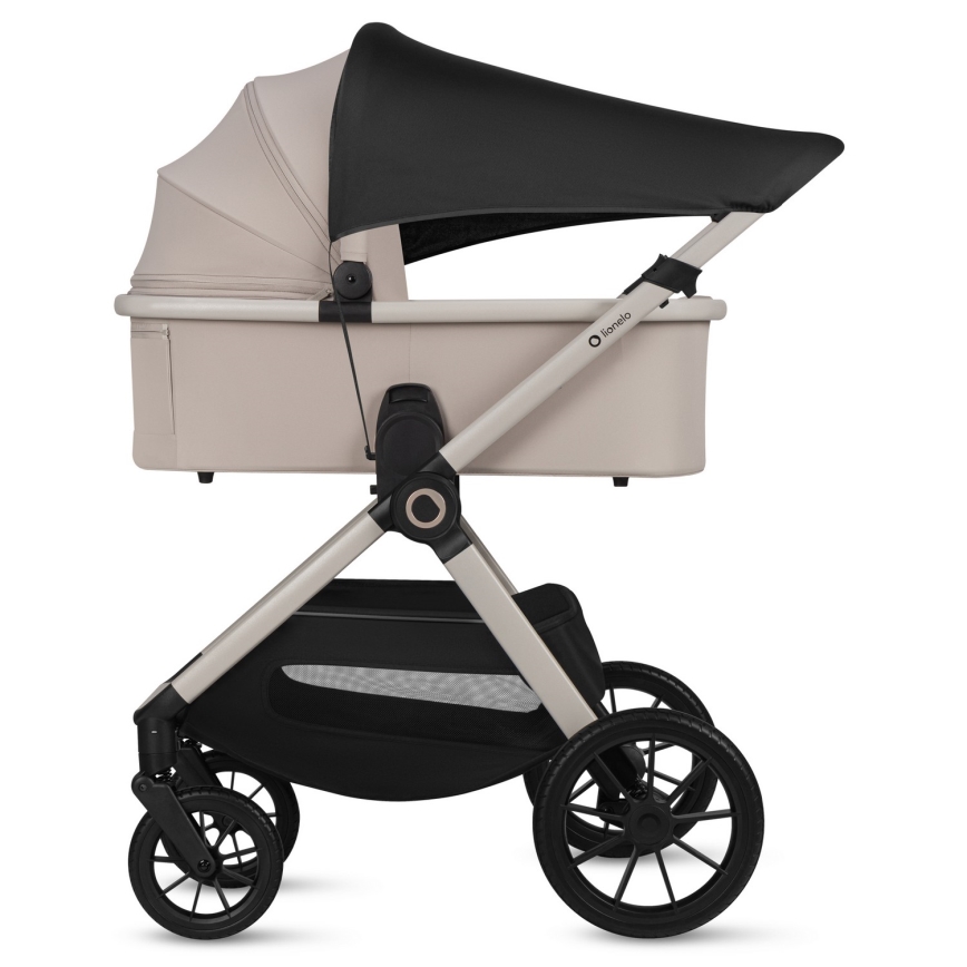 Lionelo - Poussette combinée 3-en-1 LAYLA Beige Sable
