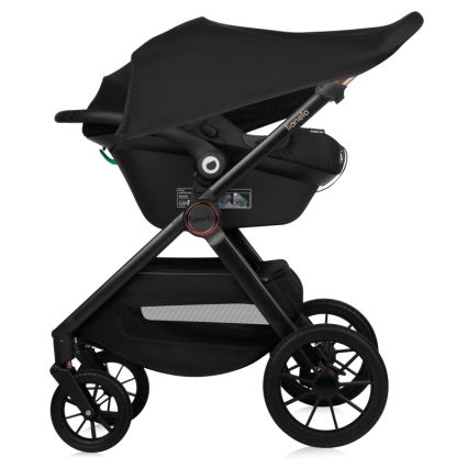 Lionelo - Poussette combinée 3-en-1 LAYLA Brun rouille