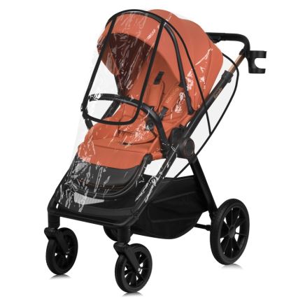 Lionelo - Poussette combinée 3-en-1 LAYLA Brun rouille