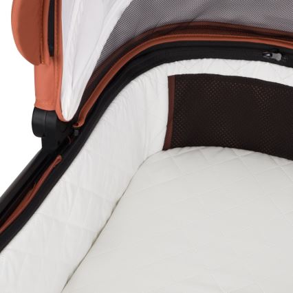 Lionelo - Poussette combinée 3-en-1 LAYLA Brun rouille