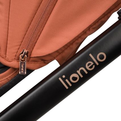 Lionelo - Poussette combinée 3-en-1 LAYLA Brun rouille