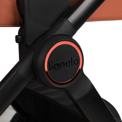 Lionelo - Poussette combinée 3-en-1 LAYLA Brun rouille