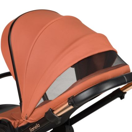 Lionelo - Poussette combinée 3-en-1 LAYLA Brun rouille