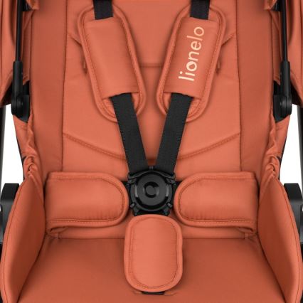 Lionelo - Poussette combinée 3-en-1 LAYLA Brun rouille