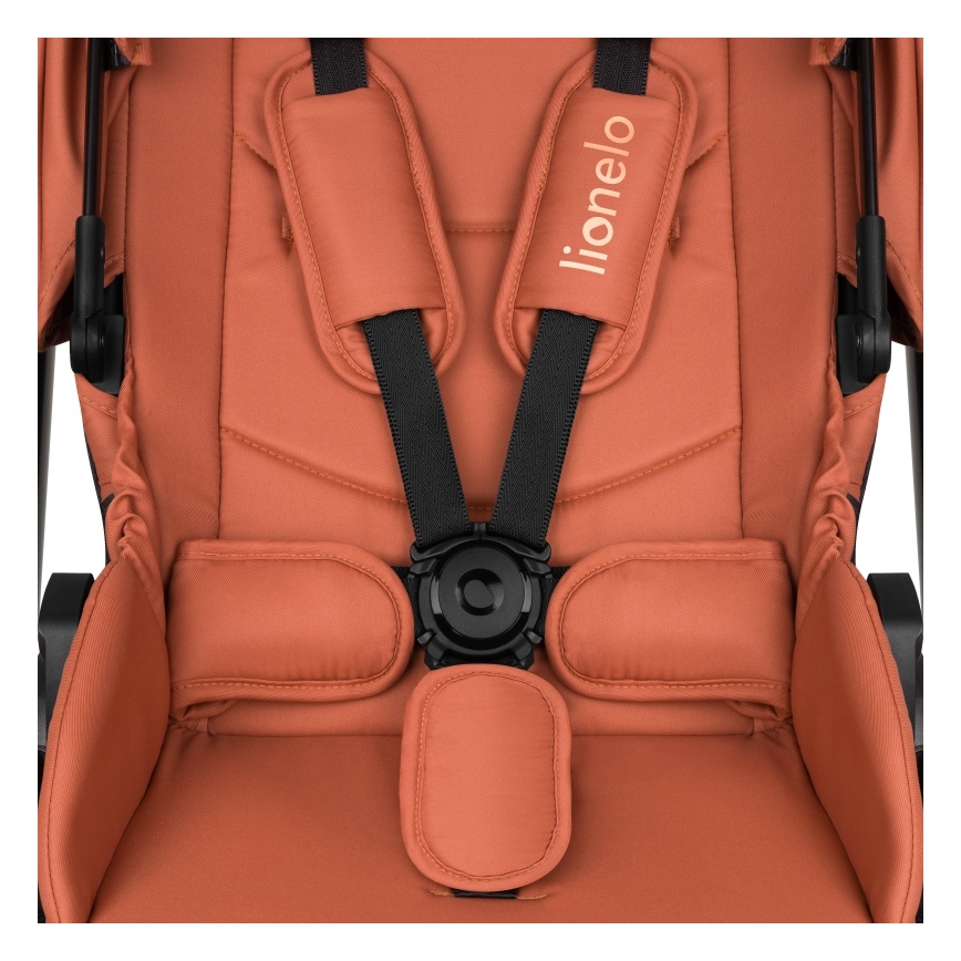 Lionelo - Poussette combinée 3-en-1 LAYLA Brun rouille