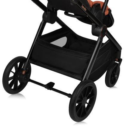 Lionelo - Poussette combinée 3-en-1 LAYLA Brun rouille