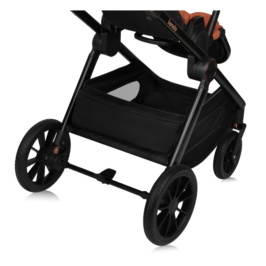 Lionelo - Poussette combinée 3-en-1 LAYLA Brun rouille