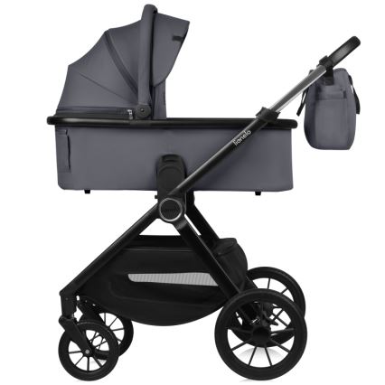 Lionelo - Poussette combinée 3-en-1 LAYLA Gris pierre