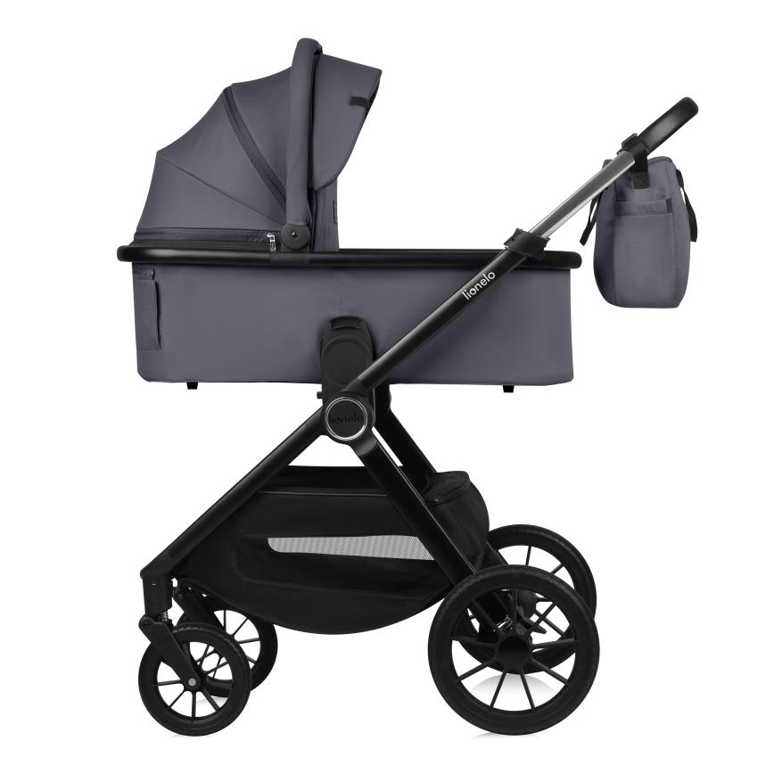 Lionelo - Poussette combinée 3-en-1 LAYLA Gris pierre