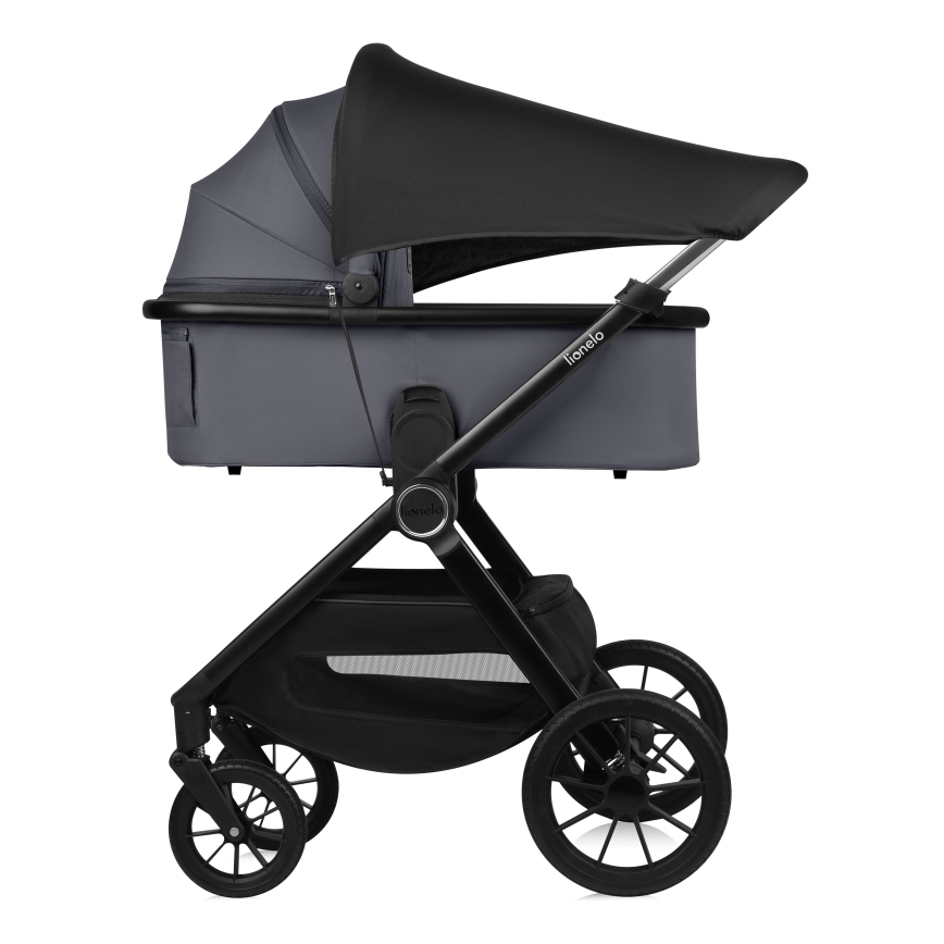 Lionelo - Poussette combinée 3-en-1 LAYLA Gris pierre