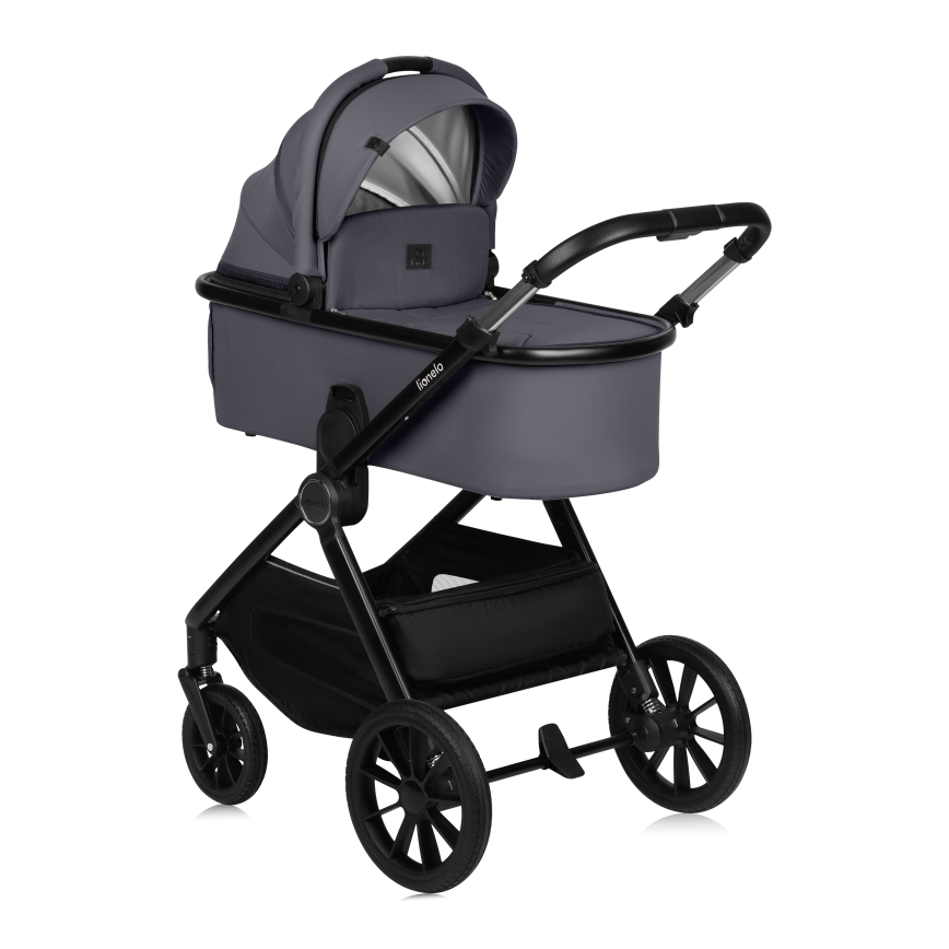 Lionelo - Poussette combinée 3-en-1 LAYLA Gris pierre